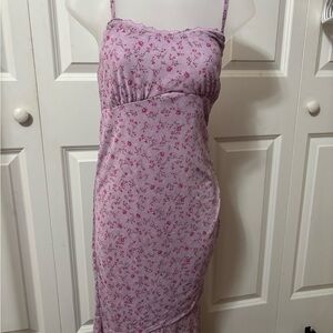 Wild Fable Pink Floral Maxi Dress